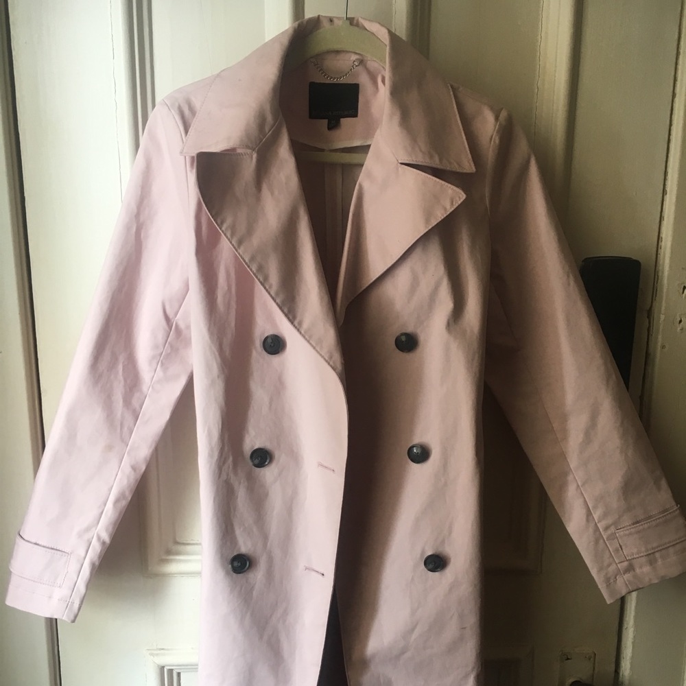 Baby Pink Banana Republic Pea Coat
